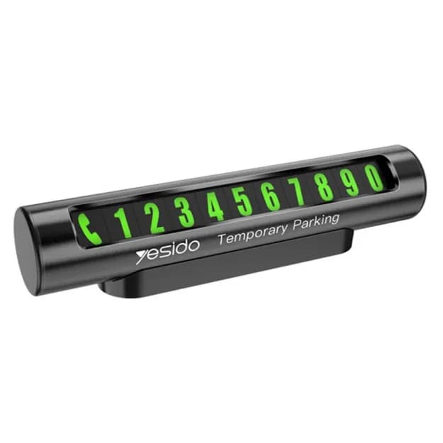 Парковочная автовизитка с номером телефона Yesido C68 39848