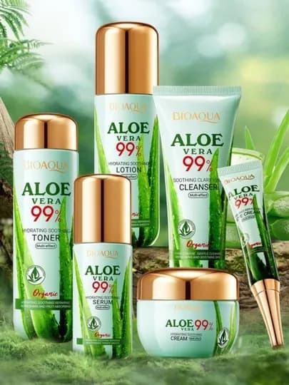 Набор для ухода за кожей лица BIOAQUA Aloe Vera 99% — BIOAQU4-TOPLAM5