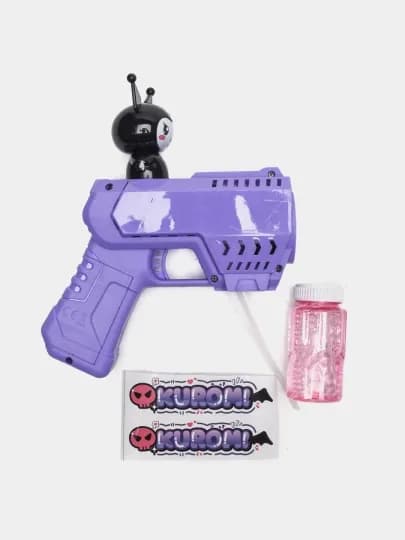 Генератор мыльных пузырей детский, на батарейках BUBBLE GUN — 2012-UYINCHOQ55-АМЕТИС