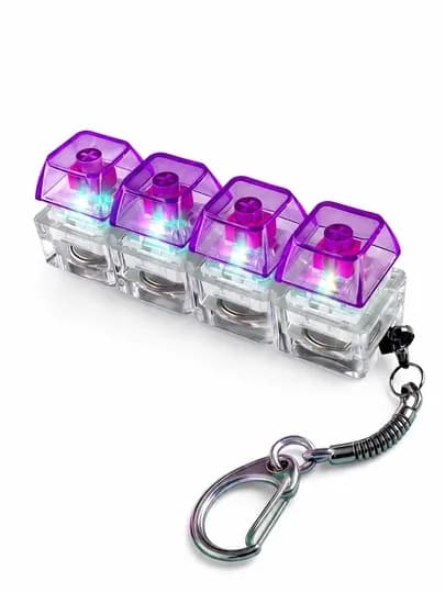 Антистрессовая клавиатура- RGB брелок — это гаджет, который помогает сосредоточиться ASMR