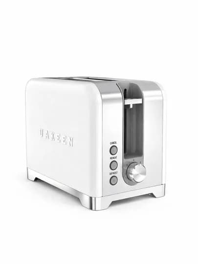 Тостер UAKEEN ZL-2104 — стильный дизайн, 2 тоста, 1000 Вт