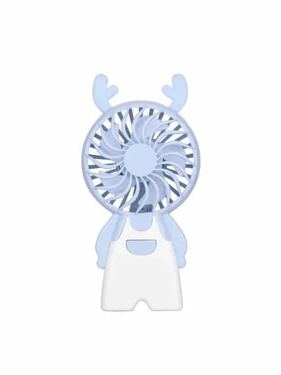 Мини USB-вентилятор – с LED-подсветкой настольный, мультяшный дизайн — TCHSHP-VEL27-СВЕТСИН