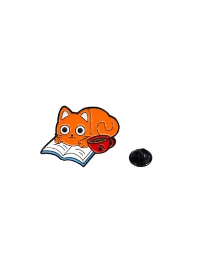 Металлические значки, пин на одежду "животные, панда, котики, капибара, сердечки, лиса" — МИРКАНЦ-ANIMAL2-ЗЕЛЕН