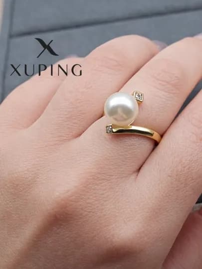 Кольца для девочек и женщин, Xuping — 1001PRT-XUPINGRING-БЕЖМЕЛ-19