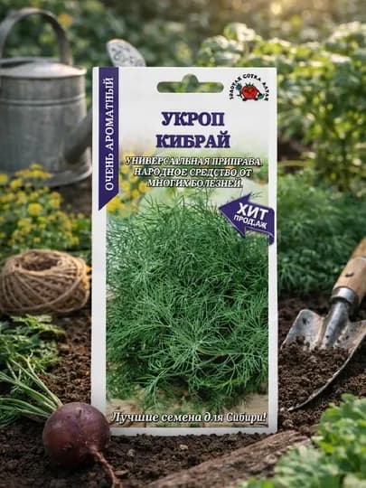 Семена укроп Кибрай Золотая сотка Алтая