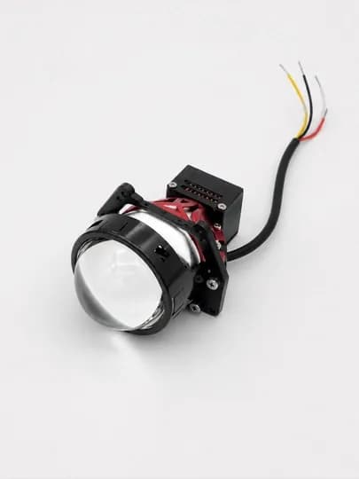 Bi LED линза Zimmer R50 65W и Zimmer R50 Max 80W - яркий авто свет, линзы для фар, тюнинг — АВТОХАБ-ZIMMERBILED-КРАСН-3.0