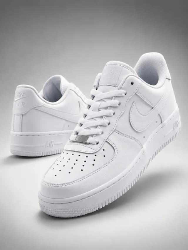 Кроссовки Air Force 1 White форсы белые кеды