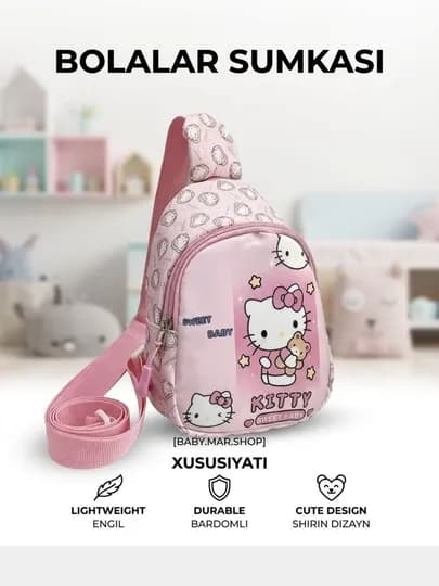 Детская сумка, сумка для девочки, мини рюкзак, через плечо, kawaii сумка