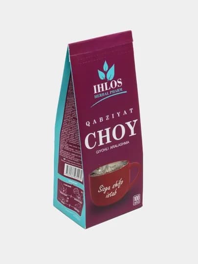 Чай листовой зеленый Травяной микс слабительный Ihlos, 100 г