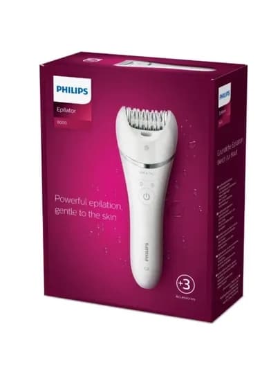 Эпилятор Philips BRE 700 Series 8000, беспроводной, для женщин