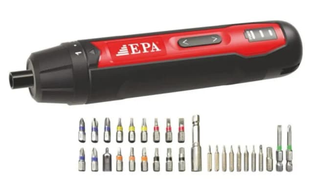Аккумуляторная отвертка EPA EAA-3.6V, красный-черный