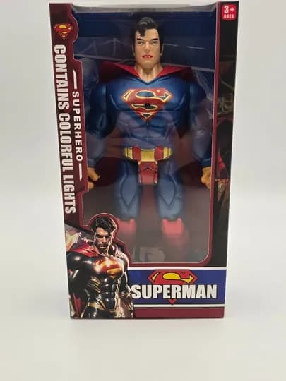 Фигурка Superman – игрушка супергероя с подсветкой для детей — VIPTOYS-SUPERMEN