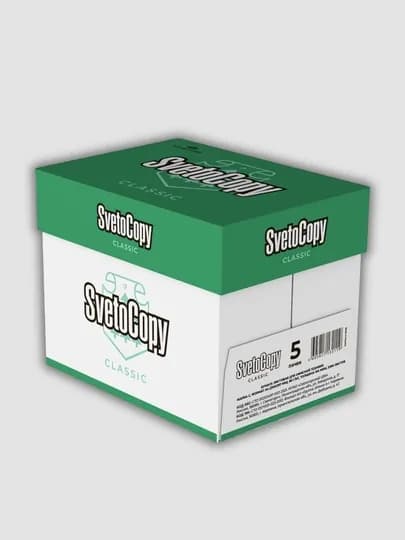 Бумага листовая, белая, SvetoCopy A4 Classic, в коробке