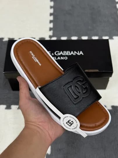 Мужские шлепанцы DOLCE & GABBANA — RICCI07-D7G-АЛЫЙ-42