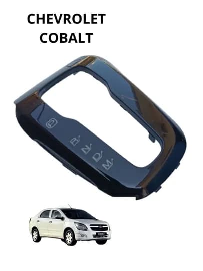 Накладка на селектор АКПП RNDM для Chevrolet Cobalt , чёрный глянец