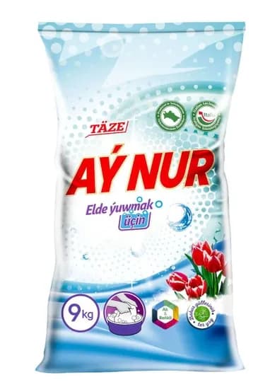 Стиральный порошок "AYNUR" для ручной стирки, 9 кг