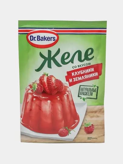 Желе клубника и земляника Dr. Bakers, 45 г