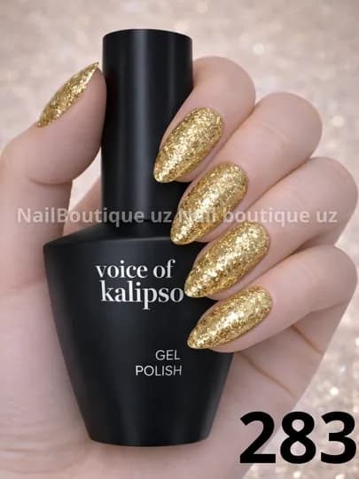 Voice of Calipso Gel Polish профессиональный гель-лак с глубоким цветом и стойким блеском — UZNAIL-КАЛИПСО4-ЗОЛОТ
