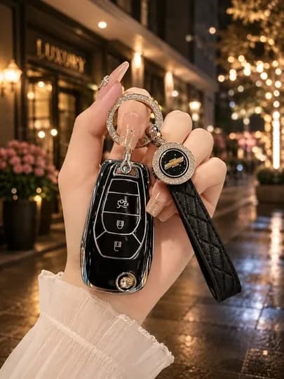 Чехол для автомобильного ключа с брелоком, защита ключа — MOBILON-BRELOK-ЧЕРН