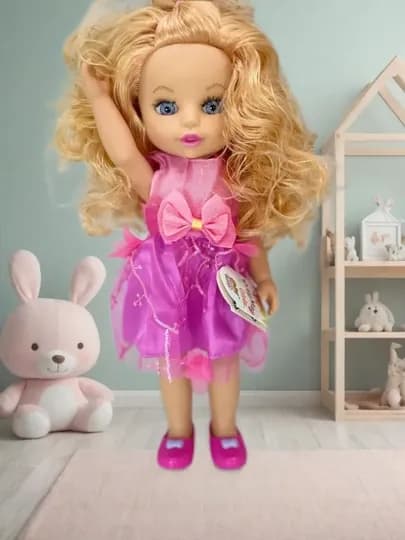Говорящая музыкальная кукла Maymay для девочек, 35 см, без коробки — MUBINA6-MAYMAYLAR8XIL-ПАСТКОР