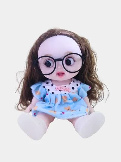 Кукла MayMay, пупс 3D глазки, кукла коллекционная 22 см, аниме — TOYMAG-MAYKUK2-СЕРЕБРН