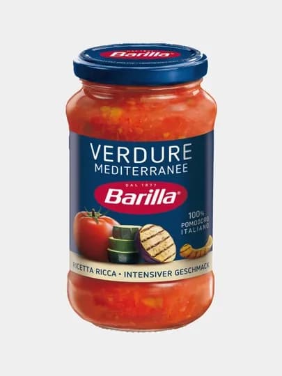 Соус Barilla Verdure Mediterranee томатный, со средиземноморскими овощами, 400 г