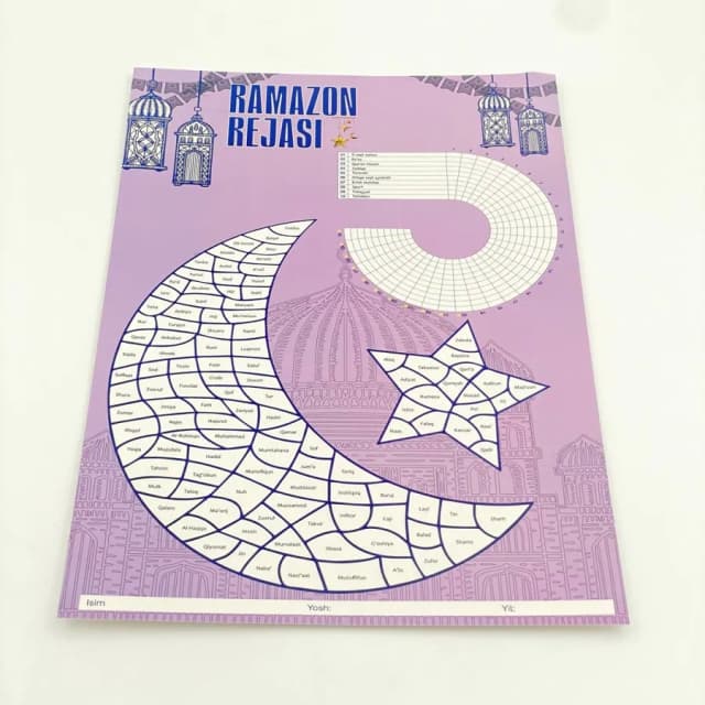 Ramazon rejasi kalendari (49x35 sm)
