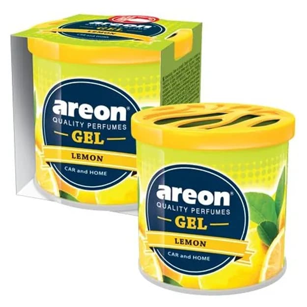 Автомобильный очиститель воздуха Areon gel can Lemon