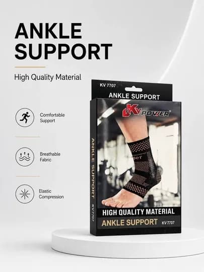Профессиональный Ankle Support KV7707 — удобный бандаж для защиты и поддержки голеностопа