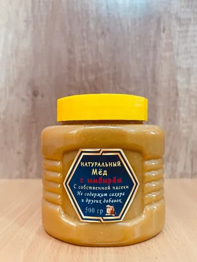 Натуральный мёд с имбирём — BEEKEEP-ИМБИРЬ-КРЕМОВ