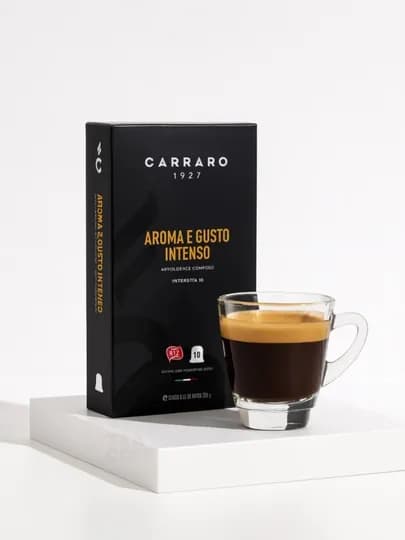 Кофе в капсулах Carraro Aroma e Gusto Intenso для Nespresso