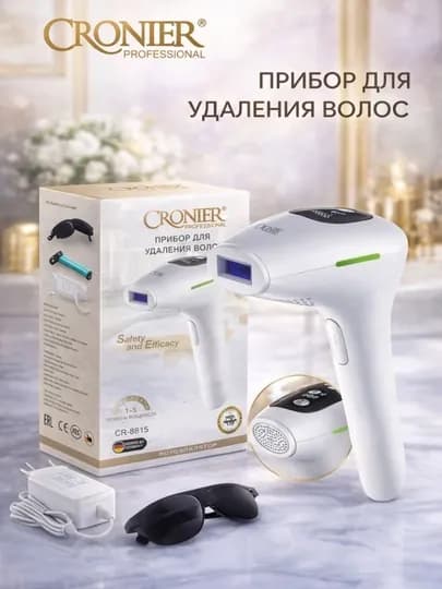 IPL фотоэпилятор CRONIER CR-8815 для удаления волос в домашних условиях — MTRD247-CRONIER8815IPL