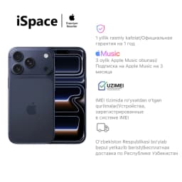 Смартфон Apple iPhone 17 Pro Max 256 ГБ (nanoSim+eSim), Deep Blue
