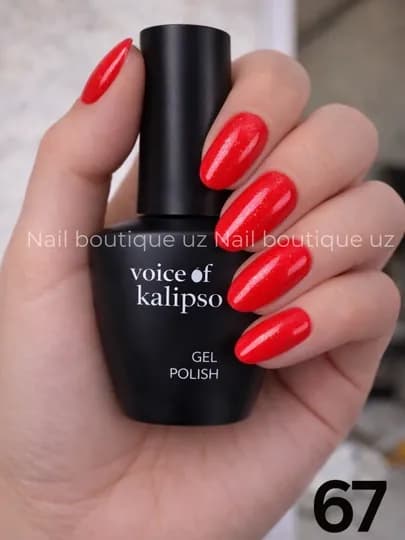 Voice of Calipso Gel Polish —профессиональный гель-лак с глубоким цветом и стойким блеском — UZNAIL-КАЛИПСО2-ОРАНЖ