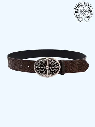 Luxury Gothic ремень Y2K резной дизайн металлические детали — 1601-BELTS-СВЕТКОР