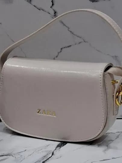 Женская сумка от Zara, из искусственной кожи, отличный подарок для женщины — BESTB-SUMKAZARA-БЕЛЫЙ