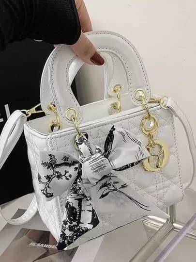 Женская мини-сумочка в стиле Dior — STORE06-SUMKIDIOR-БЕЛЫЙ