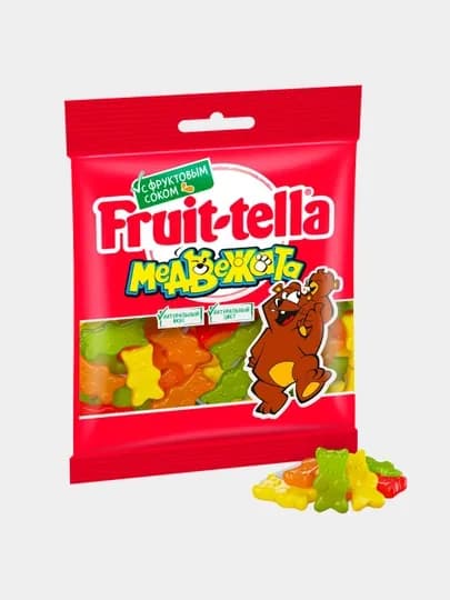 Жевательный мармелад Fruit-tella медвежата