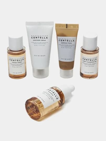 Мини набор для ухода за кожей, SKIN1004, Madagascar Centella Travel Kit — CCUZ-157