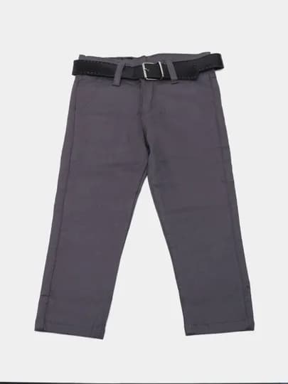 Брюки для мальчиков — BEBELIN-ZARA-СЕРЫЙ-92