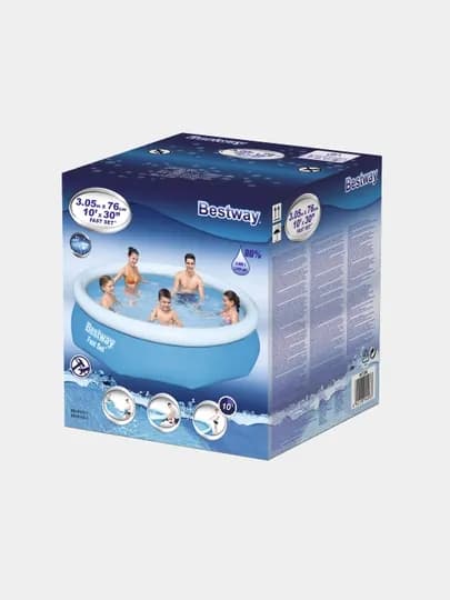 Надувной бассейн Bestway Fast Set 57266, 305 * 76 см, 3800 л