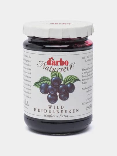 Голубика Darbo All Natural Jam Blueberry, 450 гр — MUTTI-ГОЛУБИК