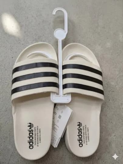 Adidas шлепанцы мужские и женские, летние, удобные, легкие — PSELECT-PRIME239-МОЛОЧ-43