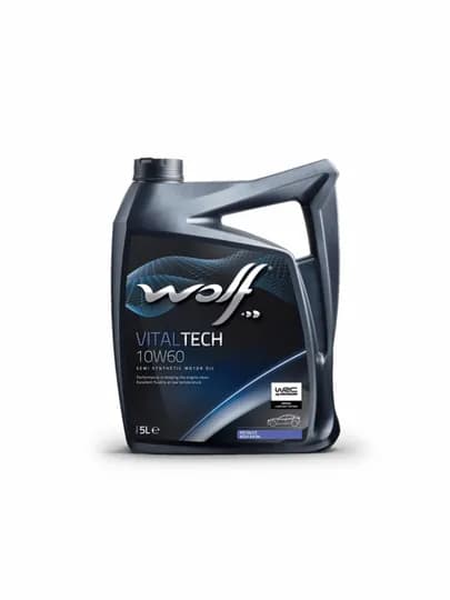 Полусинтетическое моторное масло Wolf Vitaltech 10W60 — UHUD033-WOLFVIT-VITA1LT