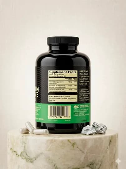 Optimum Nutrition ZMA, 180 капсул — комплекс ZMA для тестостерона и мышц