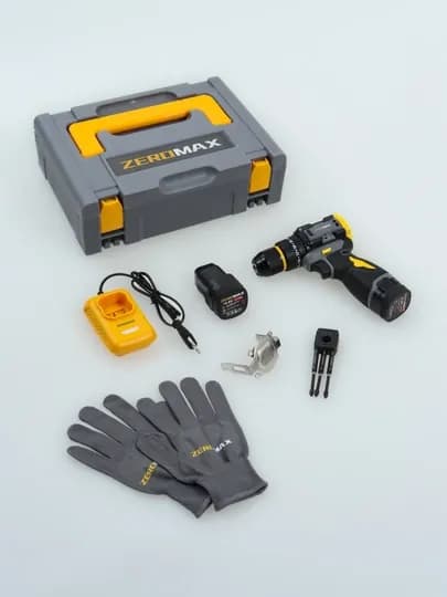 Шуруповёрт Zeromax 16 V, высокая скорость вращения, надёжная модель — Z101101-ZEROMAXSHURPBURAGICH16