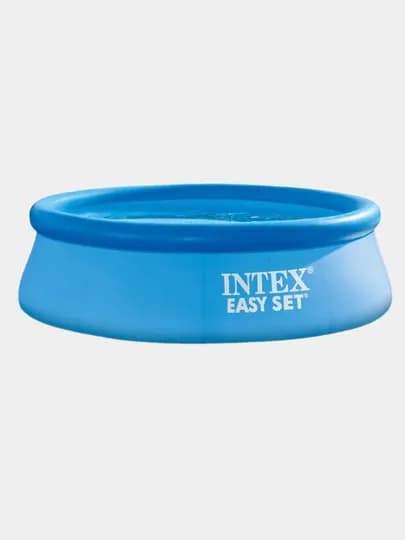 Надувной бассейн Intex Easy Set, с объемом 886-3853 л на выбор, для детей и взрослых — AQUVIBE-BASSOLO-ЛАЗУР