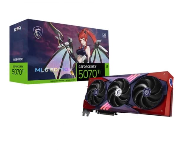 MSI GeForce RTX™ 5070 Ti 16G MLG EDITION OC (Только в сборке)