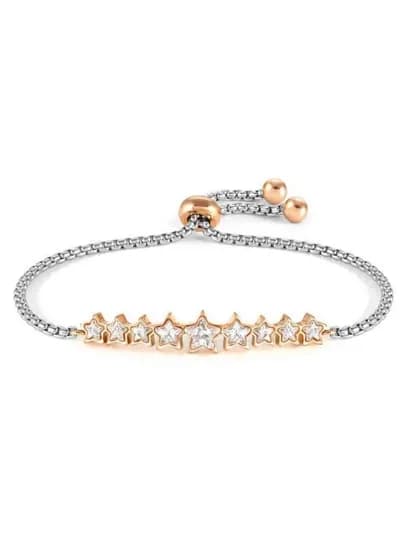 Nm 028012/010 Браслет Milleluci "ЗВЕЗДА" размер 14-19 см, сталь — NOMINAT-0280121