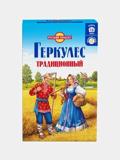 Овсяные хлопья Русский продукт, геркулес традиционный, 500 гр